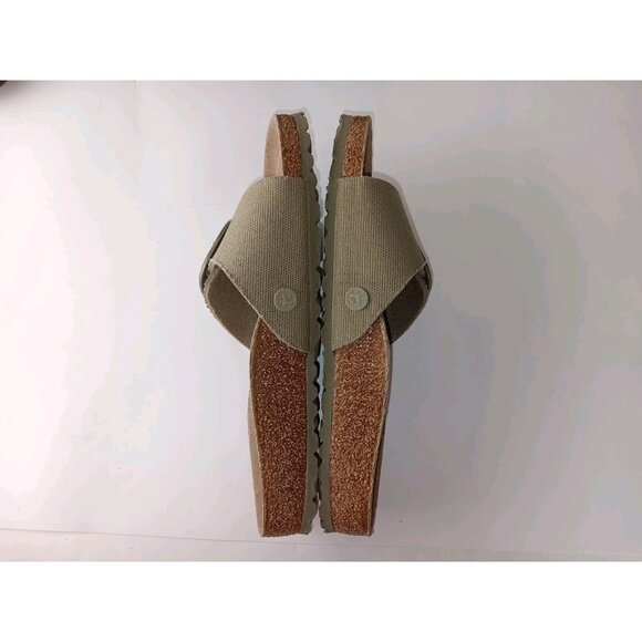 NEW Birkenstock Women's Madrid Vegan Big Buckle Open Toe Textile Slide Sandals 8 - Picture 8 of 11